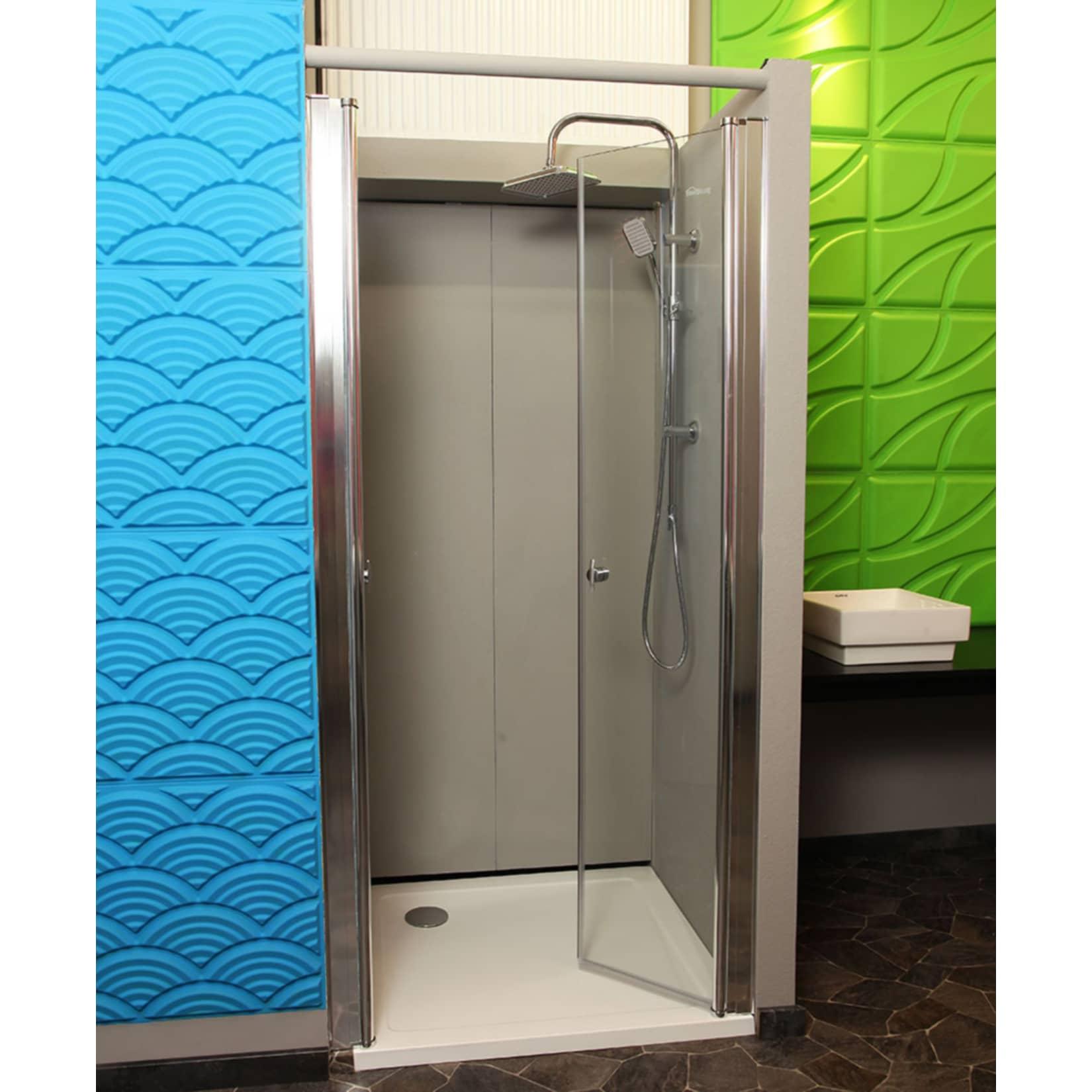 HOME DELUXE Pendeltür LAVEA - 95 x 195 cm Klarglas