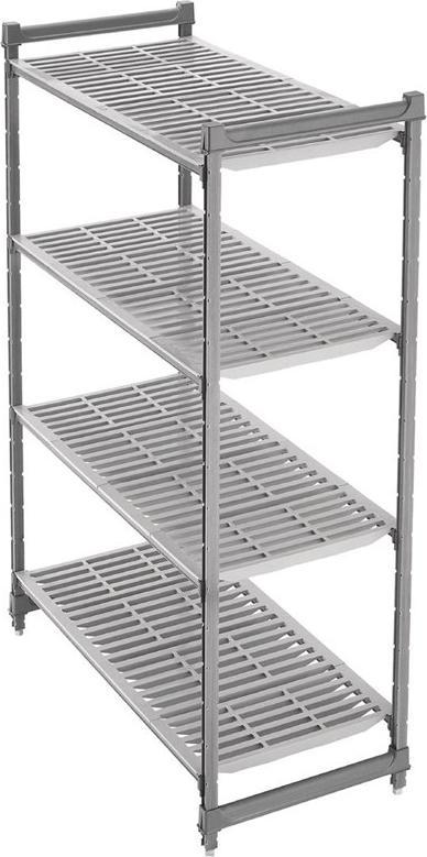 Cambro Scaffale Ventilato Fisso Con 4 Ripiani 183 X 122 X 46Cm