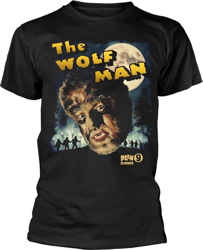 Plan 9 - Maglietta "L'uomo Lupo"" Per Uomo/Donna Unisex PH4773 (Xxl) (Nero)"
