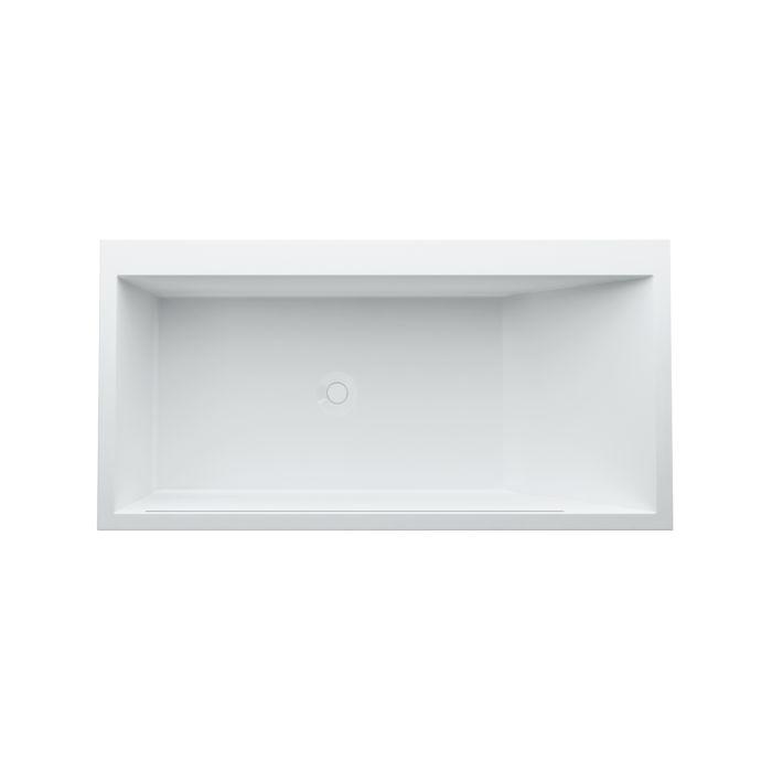 Laufen Kartell Einbau-Badewanne H2243310006161 170 X 86 Cm, Ecke Links, Mit Led-Beleuchtung, Weiß