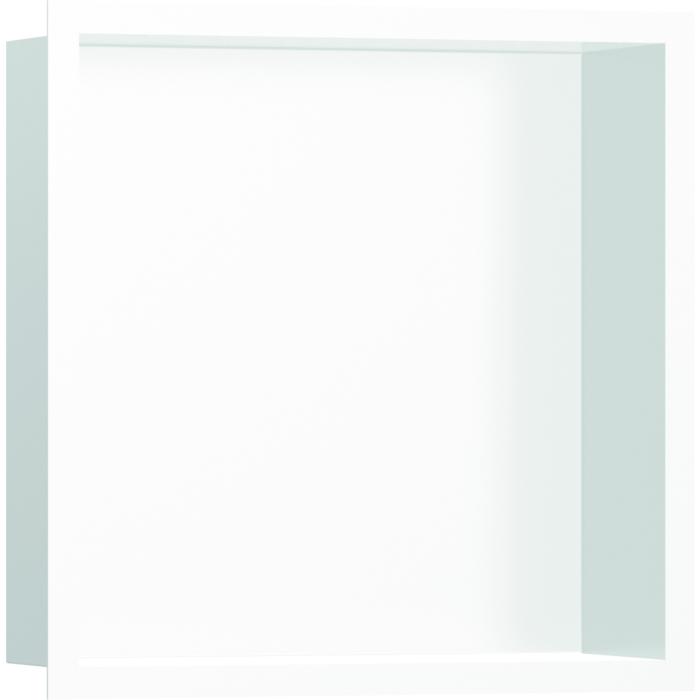 Hansgrohe Xtrastoris Wandnische 56099700 30X30X10Cm, Mit Designrahmen, Mattweiß, Mattweiß