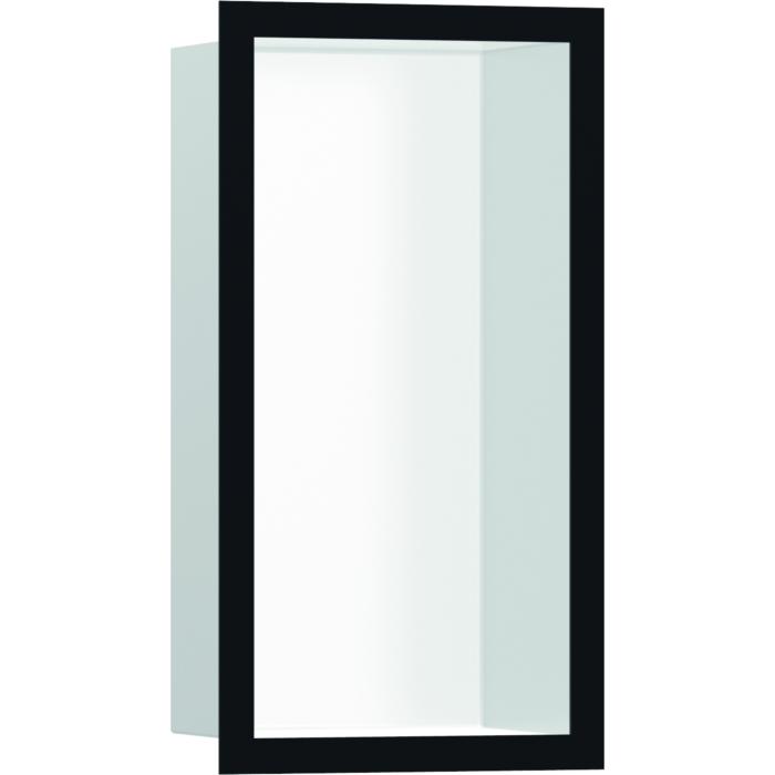 Hansgrohe Xtrastoris Wandnische 56096670 30X15X10Cm, Mit Designrahmen, Mattweiß, Mattschwarz