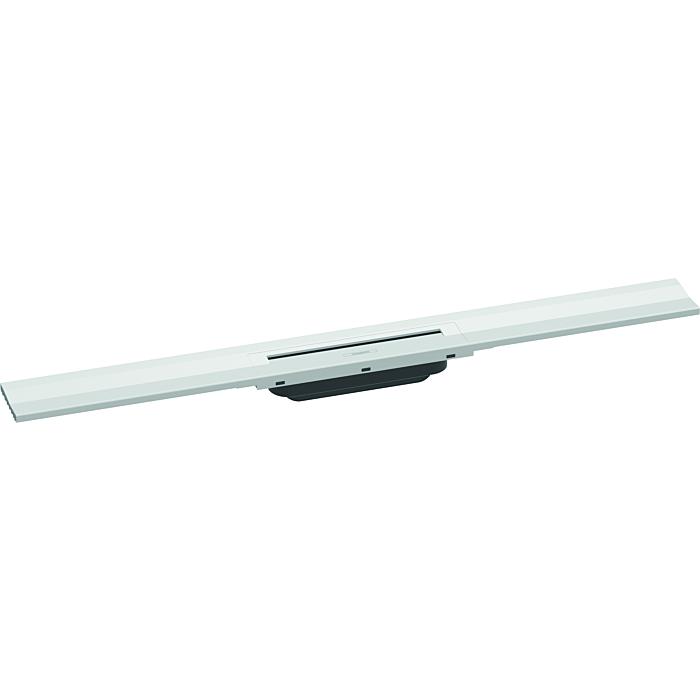 Hansgrohe Raindrain Flex Duschrinne 56051700 80Cm, Fertigset, KüRzbar, Zur Wandmontage, Mattweiß