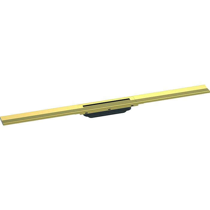 Hansgrohe Raindrain Flex Duschrinne 56045990 90Cm, Fertigset, KüRzbar, Polished Gold Optic