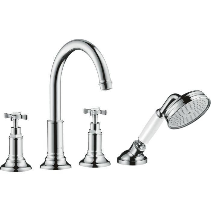 Hansgrohe Wannenrandarmatur Axor Montreux 16546000 4 Loch Armatur, Chrom