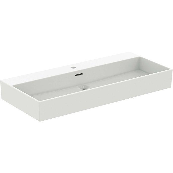 Ideal Standard Extra Waschtisch R0538V1 1 Hahnloch, Mit ÜBerlauf, Seidenweiß