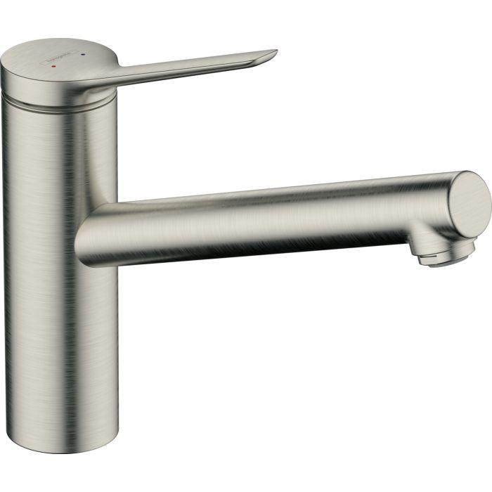 Hansgrohe Zesis KüChenarmatur 74806800 Niederdruck, 1Jet, Offene Warmwasserbereiter, Edelstahl Finish
