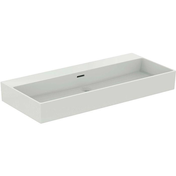 Ideal Standard Extra Waschtisch R055601 Ohne Hahnloch, Mit ÜBerlauf, Geschliffen, Weiß