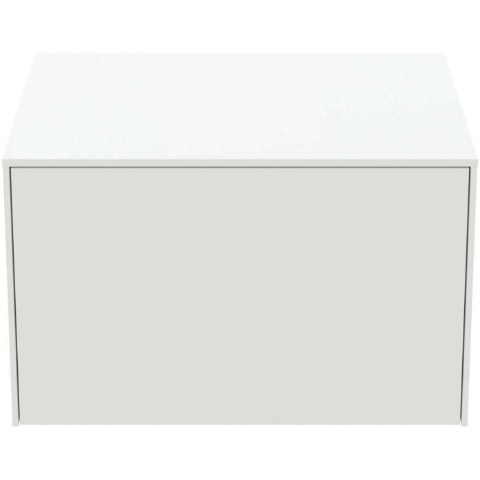 Ideal Standard Conca Waschtisch-Unterschrank T4311Y1 Ohne Ausschnitt, 1 Auszug, 60X50,5X37 Cm, Weiß Matt Lackiert