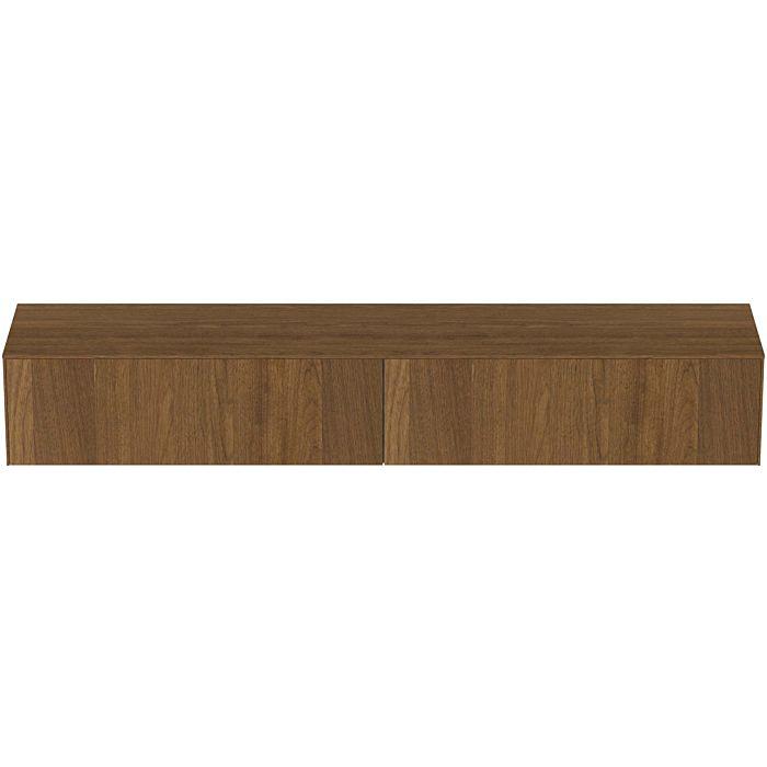 Ideal Standard Conca Waschtisch-Unterschrank T4335Y5 Ohne Ausschnitt, 2 AuszüGe, 240X50,5X37 Cm, Walnuss Dunkel Furnier