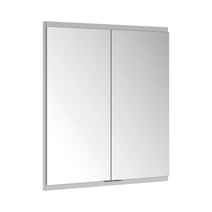 Keuco Royal Modular 2.0 Spiegelschrank 800200070100300 700 X 700 X 160 Mm, 1 Steckdose, 1 Doppel-Usb-Ladestelle, Wandeinbau, 2-TüRig