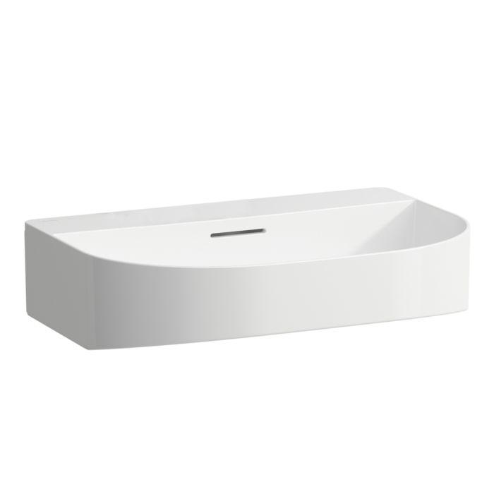 Laufen Sonar Waschtisch H8103427571091 60X42Cm, UnterbaufäHig, Mit ÜBerlauf, Ohne Hahnloch, Weiß Matt