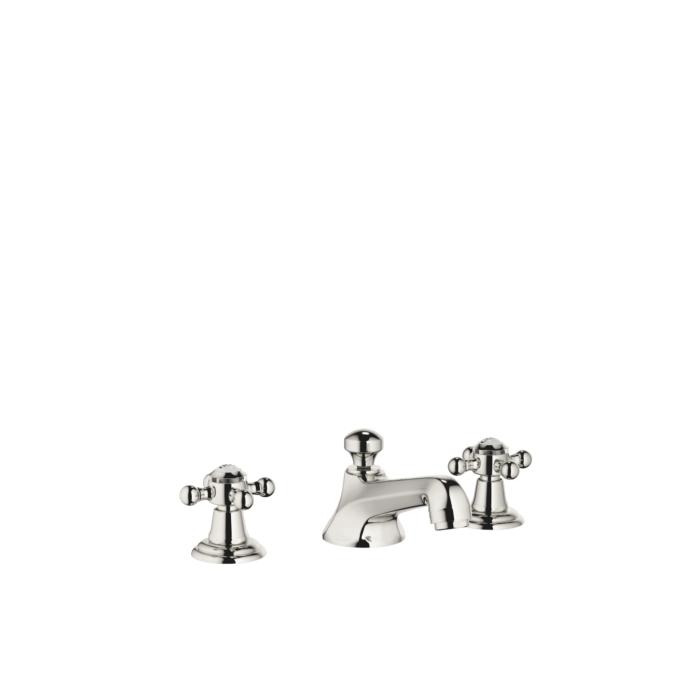 Dornbracht Madison Waschtisch-Dreiloch-Armatur 20700360-08 Mit Ablaufgarnitur, Platin