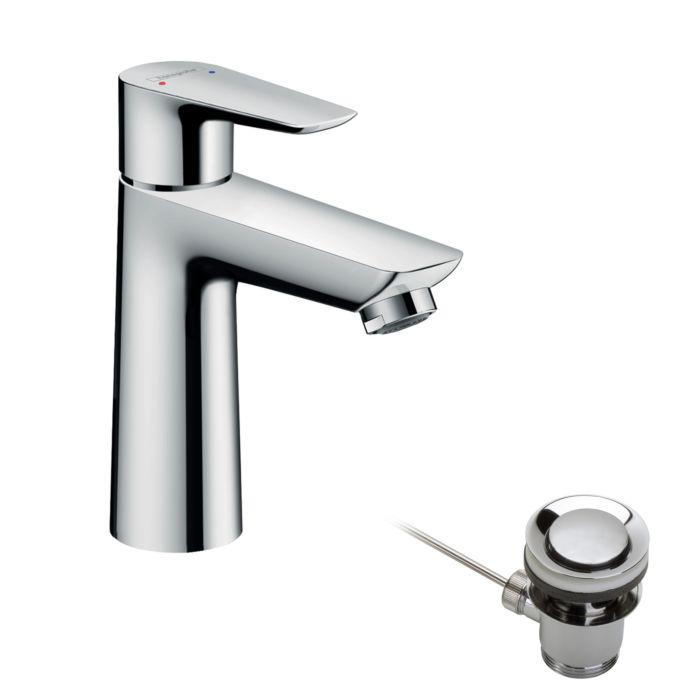 Hansgrohe Talis E 110 Waschtischarmatur 71710000 Chrom, Mit Ablaufgarnitur