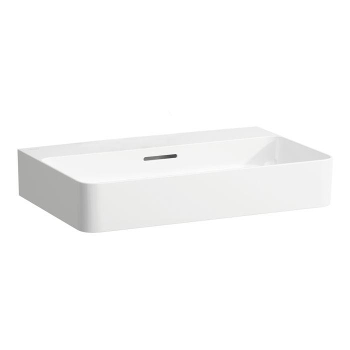 Laufen Val Waschtisch 8102844001091, 65X42Cm, Lcc, Ohne Hahnloch, Mit ÜBerlauf, Saphirkeramik