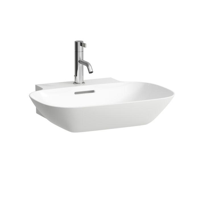 Laufen Ino Aufsatzwaschtisch 8163020001041, 56X45Cm, Mit Hahnloch, Mit ÜBerlauf, Saphirkeramik