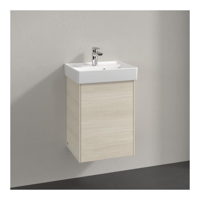Villeroy Und Boch Collaro Waschtischunterschrank C00500AA 41X54,6X34,4Cm, Waschbecken Mittig, Anschlag Links, White Oak