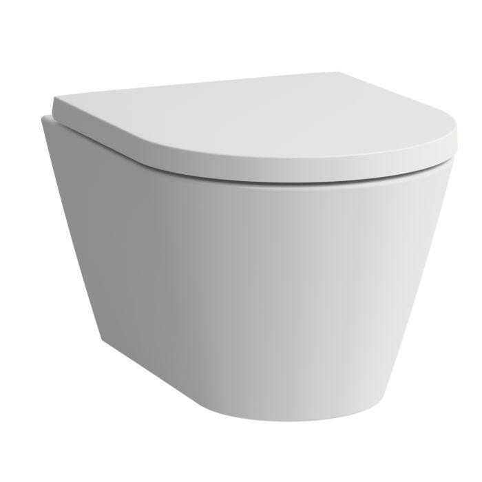 Laufen Kartell Wand-TiefspüL-Wc H8203337570001 Weiß Matt, SpüLrandlos, Form Innen Rund