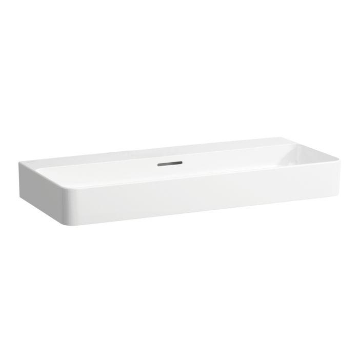 Laufen Val Waschtisch 8102874001091, 95X42Cm, Lcc, Ohne Hahnloch, Mit ÜBerlauf, Saphirkeramik