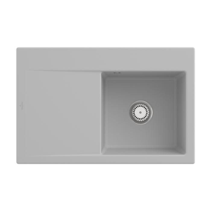 Villeroy Und Boch Subway Style 45 EinbauspüLe 334700SM SpüLbecken Rechts, Steam Ceramicplus, 78 X 51 Cm