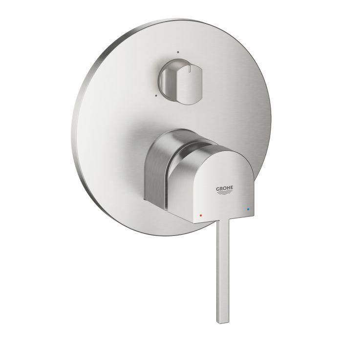 Grohe Plus Fertigmontageset 24093DC3 Up-Einhebelmischer Mit 3-Wege-Umstellung, Supersteel