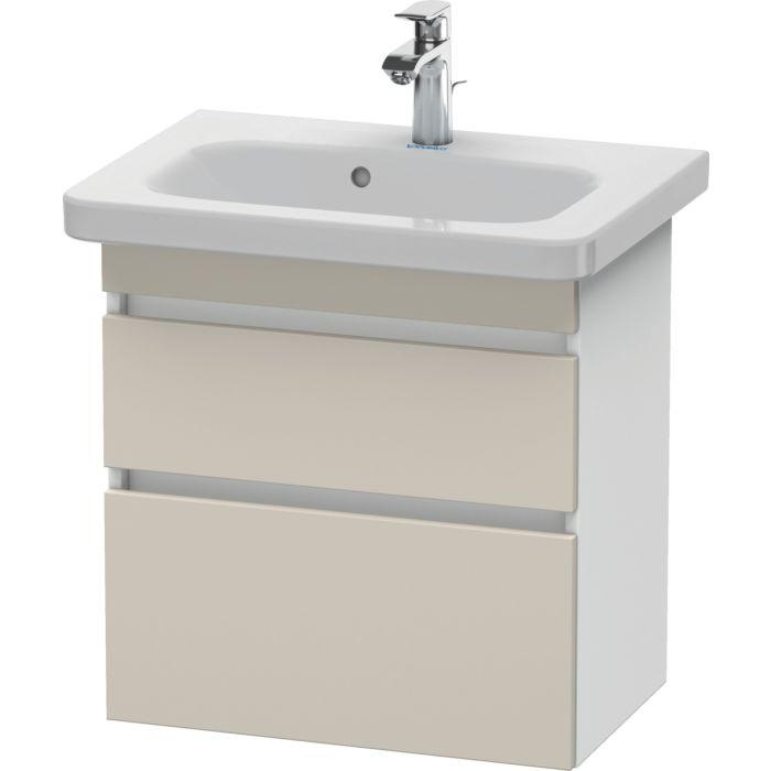Duravit Durastyle Waschtisch-Unterschrank DS647909118 58 X 36,8 Cm, Taupe/Weiß Matt, 2 SchubkäSten, WandhäNgend