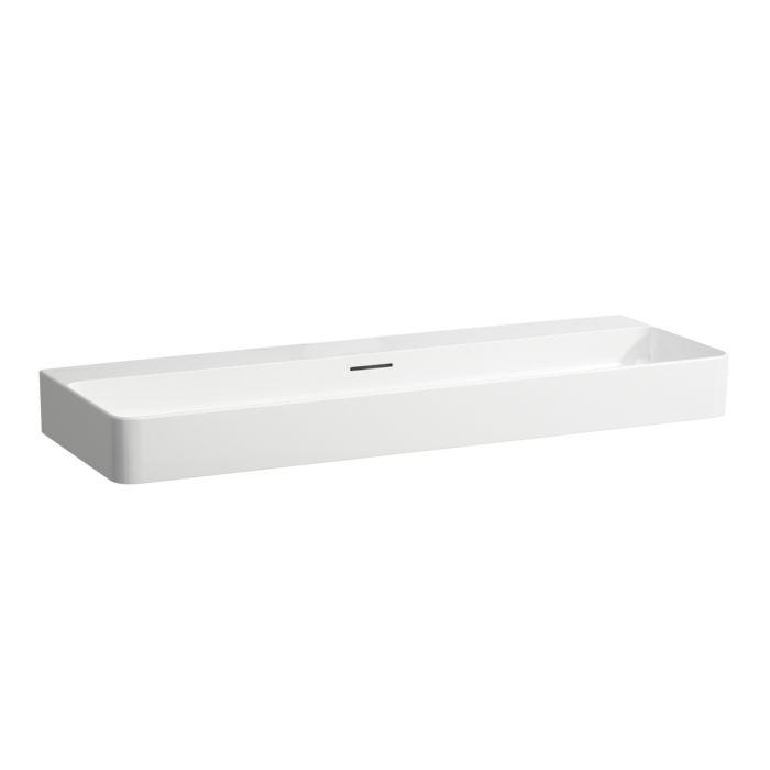 Laufen Val Waschtisch H8102897571091 Mit ÜBerlauf, Ohne Hahnloch, Weiß Matt, 120X42Cm, UnterbaufäHig