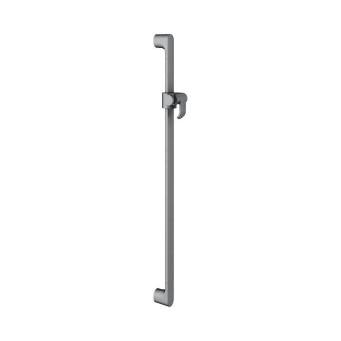 Keuco Brausestange 51585130900 Schwarzchrom GebüRstet, 900 Mm, Mit Brauseschieber