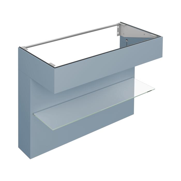 Keuco Edition 11 Art Waschtischunterschrank 32510531200 120X87X49Cm, Mit Ablage, Lack Seidenmatt, Blue Satin