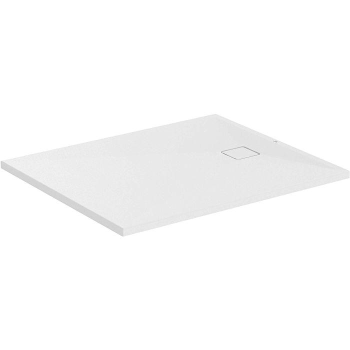 Ideal Standard Ultra Flat Evo Brausewanne T5437FO 1200 X 1000 X 35 Mm, Seidenweiß, Rechteckig, Ablauf An Kurzer Seite