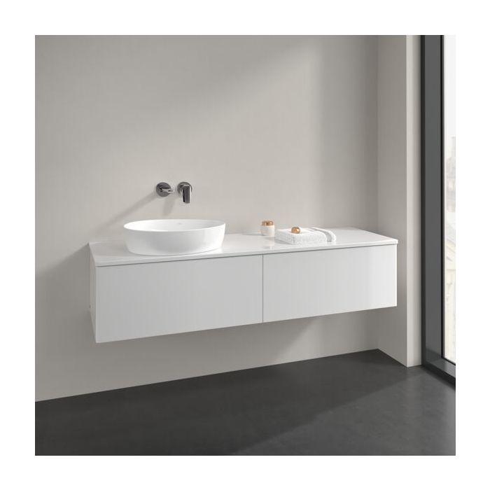 Villeroy Und Boch Antao Waschtisch-Unterschrank K37010GF 160X36X50Cm, Waschbeckenplattenfarbe Lack, Glossy White Lacquer