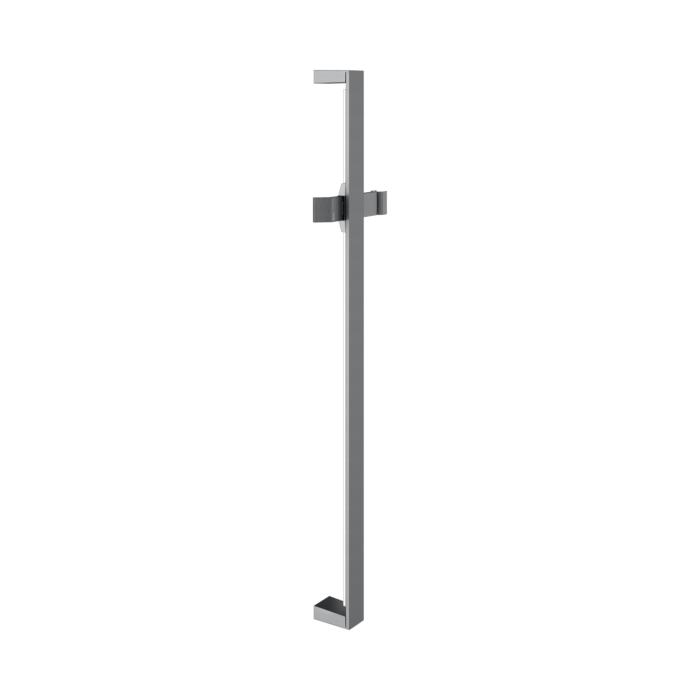 Keuco Brausestange 51185130900 Schwarzchrom GebüRstet, 900 Mm, Mit Brauseschieber