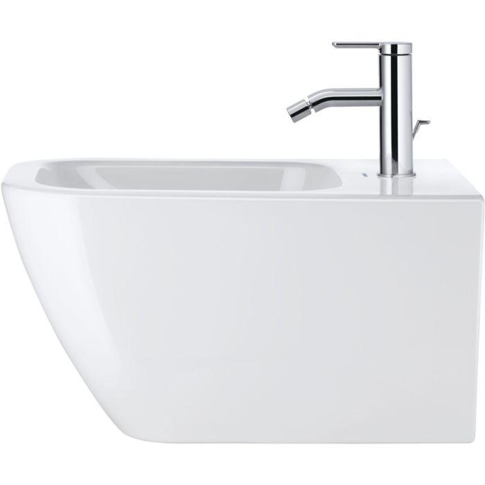 Duravit Happy D.2 Wand Bidet 2258150000 Weiss, Mit ÜBerlauf, 1 Hahnloch