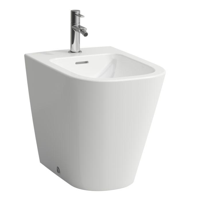 Laufen Meda Standbidet H8321117573021 36X54Cm, Mit ÜBerlauf, Mit Hahnloch, Weiß Matt
