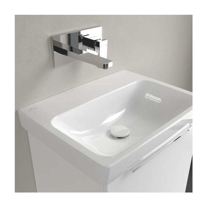 Villeroy Und Boch Architectura Waschtisch 4A87MFR1 55X42Cm, Geschliffen, Ohne ÜBerlauf, Weiß C-Plus