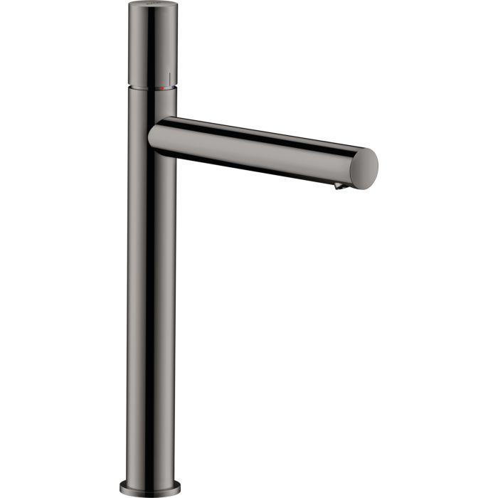Hansgrohe Axor Uno Waschtischarmatur 45004330 Ausladung 198Mm, UnverschließBare Ablaufgarnitur, Mit Zerogriff, Polished Black Chrome