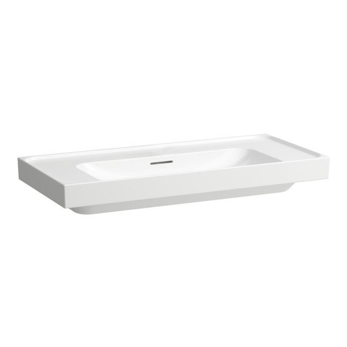 Laufen Meda Waschtisch H8101190001091 100X46Cm, UnterbaufäHig, Mit ÜBerlauf, Ohne Hahnloch, Weiß