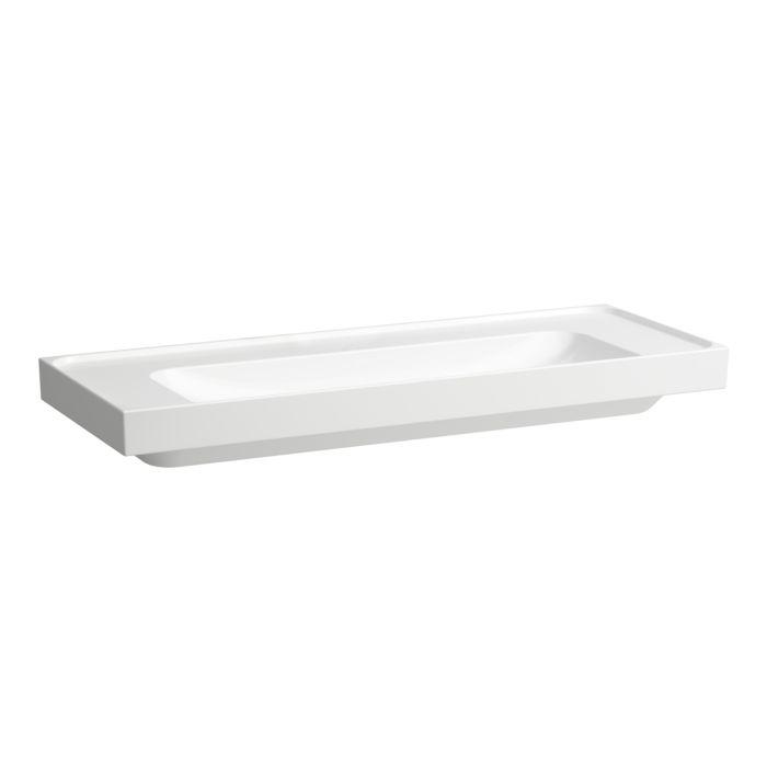 Laufen Meda Waschtisch H8141110001121 120X46Cm, UnterbaufäHig, Ohne ÜBerlauf, Ohne Hahnloch, Weiß
