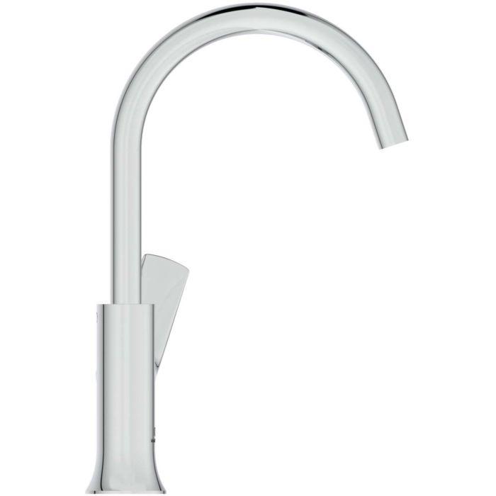 Ideal Standard La Dolce Vita Waschtischarmatur BD658AA Hoher Auslauf, Ohne Ablaufgarnitur, Verchromt