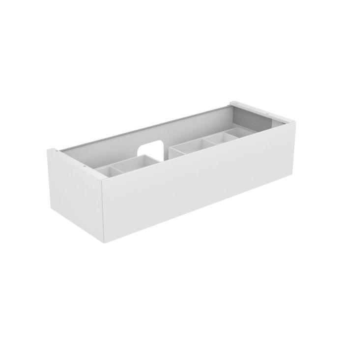 Keuco Edition 11 Waschtischunterschrank 31261180000 140 X 35 X 53,5 Cm, Lack Seidenmatt, Glas Cashmere Klar