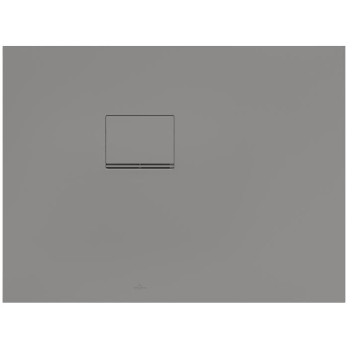 Villeroy & Boch Squaro Infinity Duschwanne UDQ1075SQI2LV3S, 100 X 75 X 4 Cm, Grau