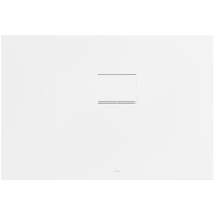 Villeroy Und Boch Squaro Infinity Duschwanne UDQ1175SQI2RVRW 110 X 75 X 4 Cm, Stone White, Eck-Einbau Rechts Gegen Wand