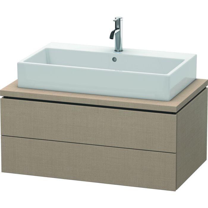 Duravit L-Cube Waschtisch-Unterschrank LC581807575 92 X 54,7 Cm, Leinen, FüR Konsole, 2 SchubkäSten