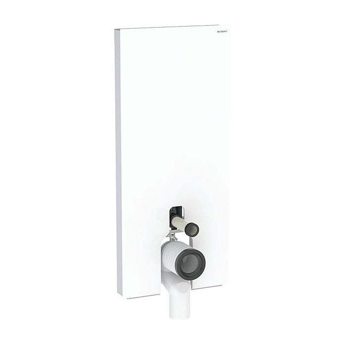 Geberit Monolith Stand-WC-Modul 131233SI5 Bauhöhe 114 cm, Glas weiß