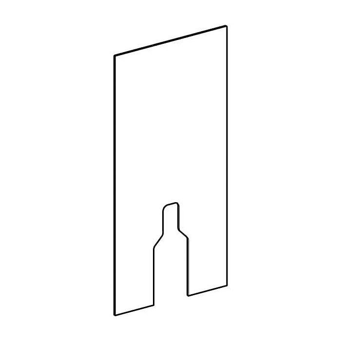 Geberit Frontverkleidung 242382001 Stand-WC 101cm, Schieferoptik, zu Sanitärmodul Monolith