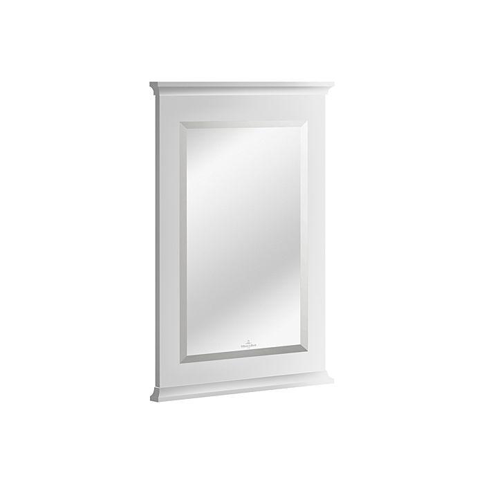 Villeroy und Boch Hommage Spiegel 85652000 55,7 x 74 x 3,7 cm, Rahmen White Matt Lacquer