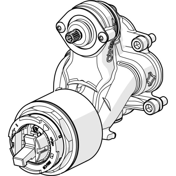 Hansa Funktionseinheit 4.8 Wanne-Brause 59914321 59914321