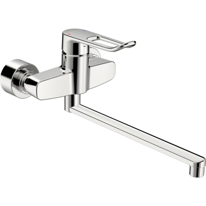 Hansa Hansaclinica Waschtischarmatur 01546286 Wandmontage, BüGelhebel, Ausladung 377 Mm, Chrom