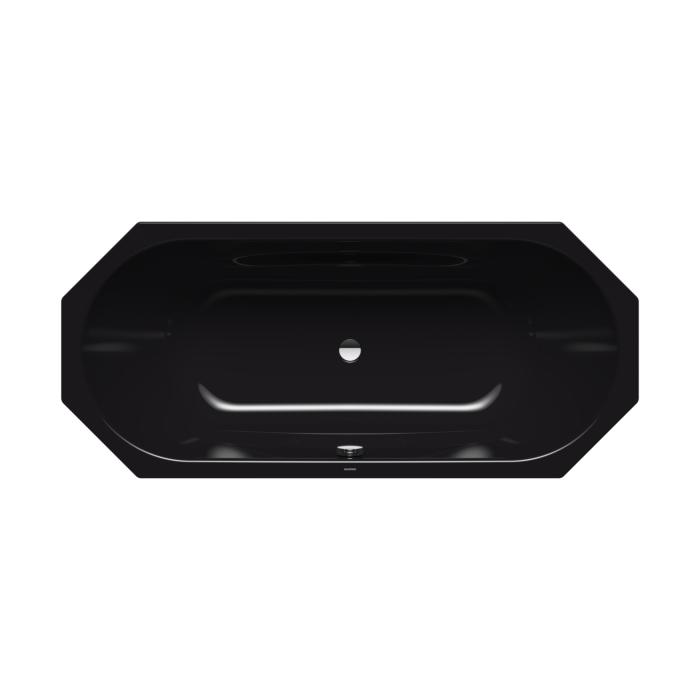 Kaldewei Vaio Duo 8 Badewanne 233300013701 180x80cm, Perl-Effekt, schwarz