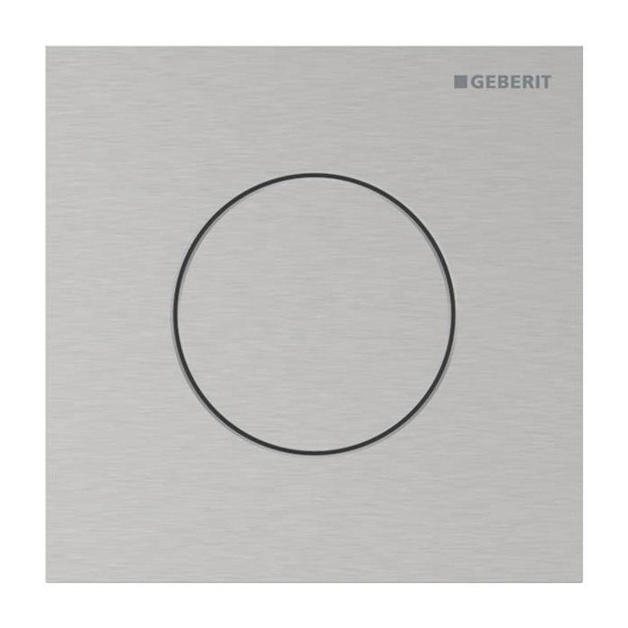 Geberit Typ 40 Urinal-Steuerung 116014FW1 Pneumatisch, Round, GebüRstet, Easy-To-Clean-Beschichtet